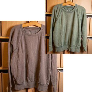 Aerie Crewneck Distressed Sweatshirts (BOTH)